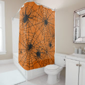 スパイダーズくもの巣ハロウィーン シャワーカーテン (インサイチュ)