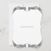 スパイダーズくもの巣結婚式招待状 セーブザデート (裏面)