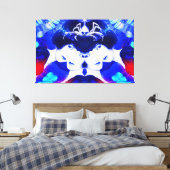 スパイダーズくもの巣 キャンバスプリント (インサイチュ (寝室))