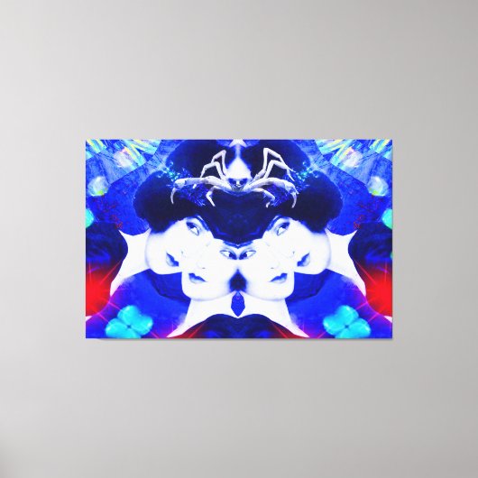 スパイダーズくもの巣 キャンバスプリント (正面)