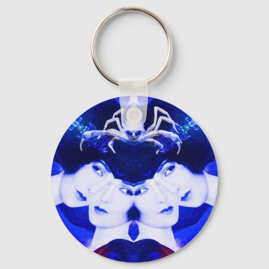 スパイダーズくもの巣 キーホルダー (正面)