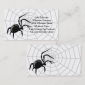 スパイダーズくもの巣 名刺 (正面/裏面)