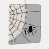 スパイダーズとくもの巣ハロウィンセラミックオーナメント セラミックオーナメント (右)