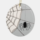 スパイダーズとくもの巣ハロウィンセラミックオーナメント セラミックオーナメント (左)