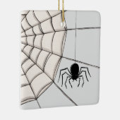 スパイダーズとくもの巣ハロウィンセラミックオーナメント セラミックオーナメント (右)
