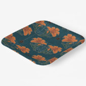 スパイダーズとユリお洒落ービクトリアンハロウィーン ペーパープレート (傾斜あり)