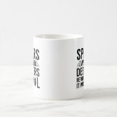 スパイダーズはくもの巣デザイナー コーヒーマグカップ (中央)