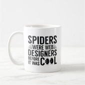 スパイダーズはくもの巣デザイナー コーヒーマグカップ (左)