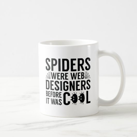 スパイダーズはくもの巣デザイナー コーヒーマグカップ (右)