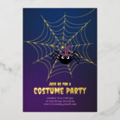 スパイダーズウェブ ハロウィン 箔シーズンカード (正面)