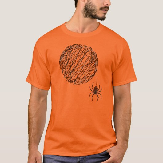 スパイダーズウェブ メンズライトシャツ Tシャツ (正面)