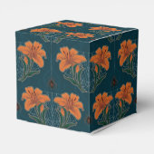 スパイダーズ&リリー不気味ハロウィーンヴィンテージパターン フェイバーボックス (裏面サイド)