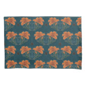 スパイダーズ&リリー不気味ハロウィーンヴィンテージパターン 枕カバー (正面)