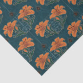 スパイダーズ&リリー不気味ハロウィーンヴィンテージパターン 薄葉紙 (詳細)