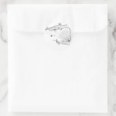 スパイダーツリーステッカー ラウンドシール (バッグ)