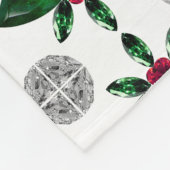 スパイダーデザイン フリースブランケット (角)