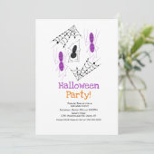 スパイダードードルハロウィーンの衣装パーティー 招待状 (スタンド正面)
