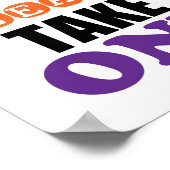 スパイダーハロウィンお願い1つ ポスター (角)