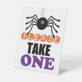 スパイダーハロウィンお願い1つ 台座サイン (正面)