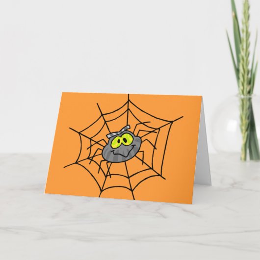 スパイダーハロウィンカード カード (正面)
