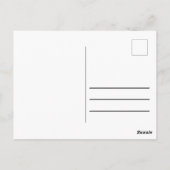 スパイダーハロウィン葉書 ポストカード (裏面)