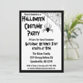 スパイダーハロウィーンの衣装パーティー 招待状 (スタンド正面)