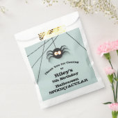 スパイダーハロウィーン誕生日パーティー フェイバーバッグ (封をした状態)