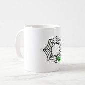 スパイダーハロウィーンTシャツハロウィーン コーヒーマグカップ (正面左)