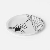 スパイダーハローウィンパーティ ペーパープレート (アングル)