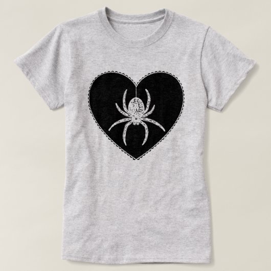 スパイダーハートTシャツ Tシャツ (デザイン正面)