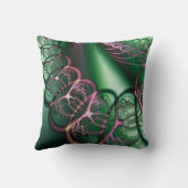 スパイダーバブルFractal American Mojo枕 クッション (裏面)