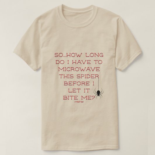 スパイダーパワー? - MisterP Tシャツ (デザイン正面)