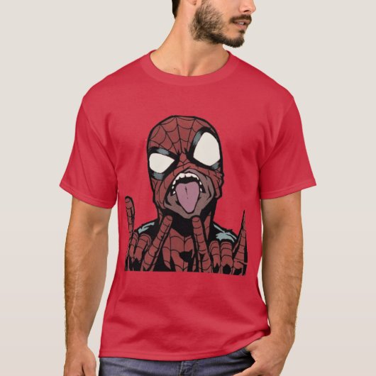 スパイダーパンク フレンズ ヴィンテージ Tシャツ (正面)