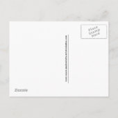 スパイダーパーティー時間はがき インビテーションポストカード (裏面)