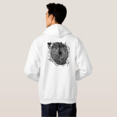 スパイダーフード付きスウェットシャツ パーカ (裏面フル)