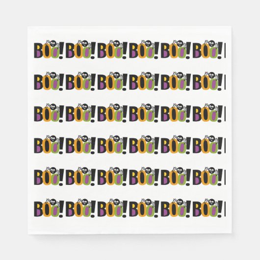 スパイダーブハロウィーン スタンダードランチョンナプキン (正面)