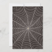 スパイダーブラックウィドウハロウィンパーティー 招待状 (裏面)