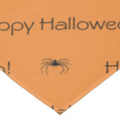 スパイダーブラックキャットハロウィーン怖いカラーのデザイン テーブルクロス (アングル)