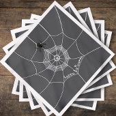 スパイダーマンの怖い蜘蛛の巣 スタンダードカクテルナプキン