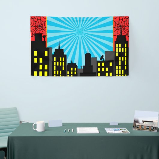 スパイダーマンマーベルテーマ 横断幕 (トレードショー)