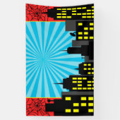 スパイダーマンマーベルテーマ 横断幕 (縦)