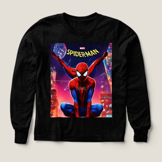 スパイダーマン キッズTシャツ (デザイン正面)