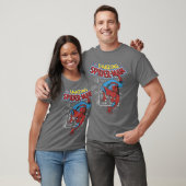 スパイダーマン ヴィンテージ コミック ポスター 少年 Tシャツ (ユニセックス)