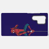 スパイダーマン Galaxy S22 ケース (裏面横)