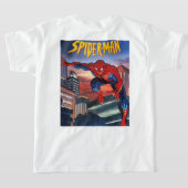 スパイダーマンTシャツ子供用 Tシャツ (レイダウン裏面)