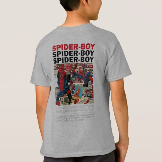 スパイダーマンTシャツ Tシャツ (裏面)