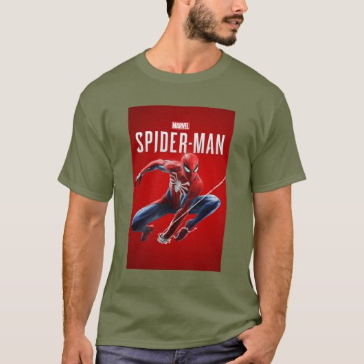 スパイダーメンズTシャツ Tシャツ (正面)