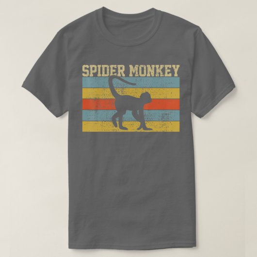 スパイダーモンキーヴィンテージ Tシャツ (デザイン正面)