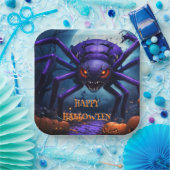 スパイダーモンスター紙プレート ペーパープレート (パーティー)