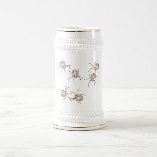 スパイダーラバースパイダーマンゴールデンとホワイトスタインマグ ビールジョッキ (中央)